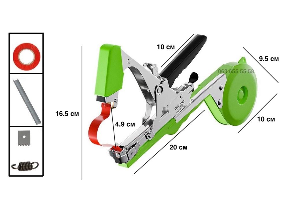 Усиленный степлер TAPETOOL для подвязки растений — оптом и в розницу
