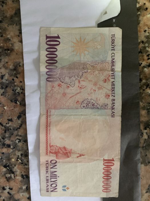 Vendo nota turca