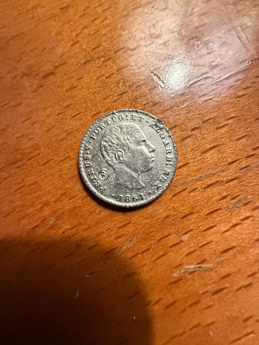 Moeda 100 Reis 1861