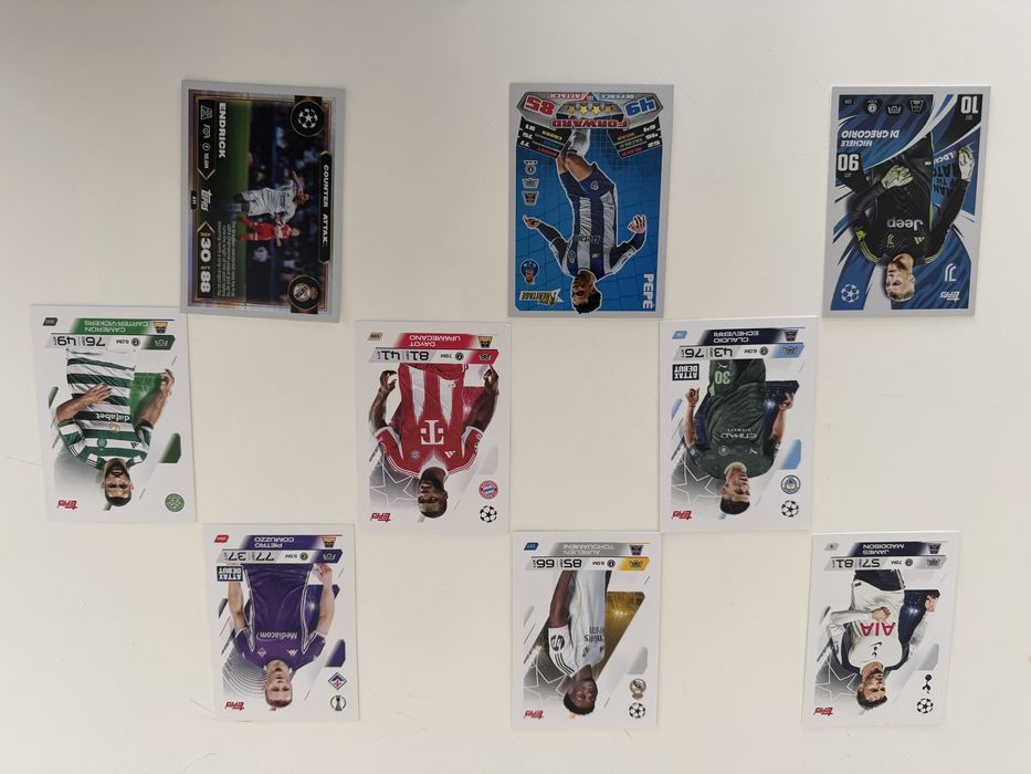 Cartas macht attax champions league 2025/26