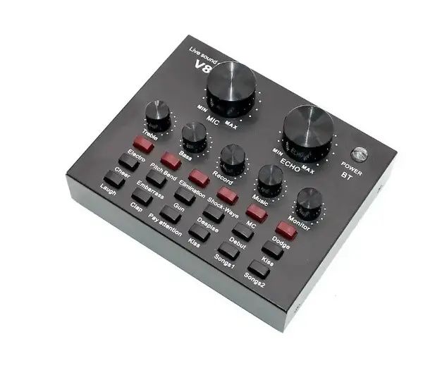 Наружная звуковая аудиокарта Live Sound Card V8 для мікрофона 7635: 289 ...