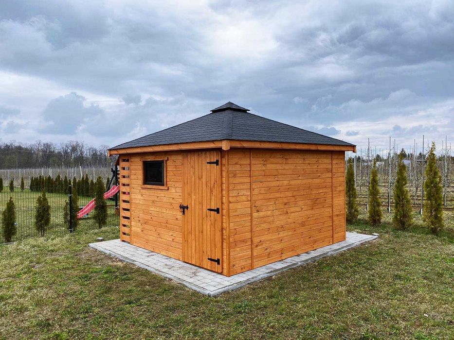 Domek narzędziowy Zeus 3m x 3m Altanka drewniana Domek - PRODUCENT