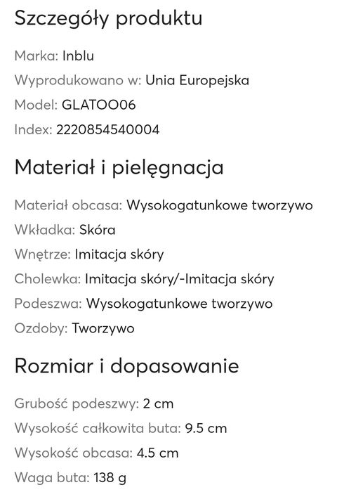 NOWE Sandały Inblu r.38 skórzana wkładka