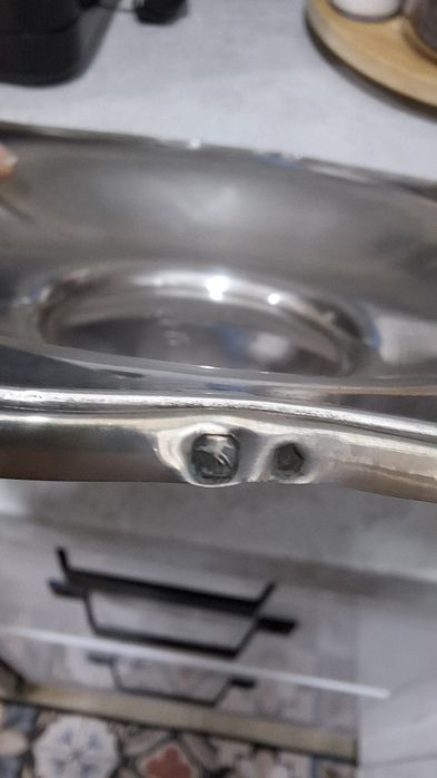 Salva em prata Portuguesa  punção  Águia