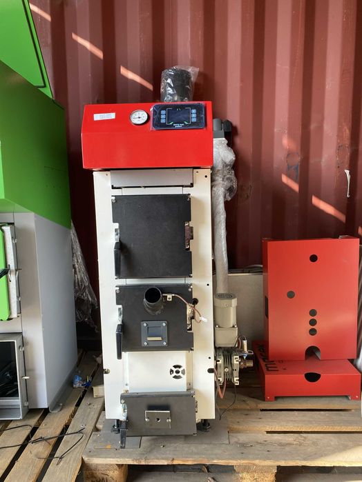 Kocioł na pellet Moceko oxypell 8 kw super palnik drzewo lista ZUM