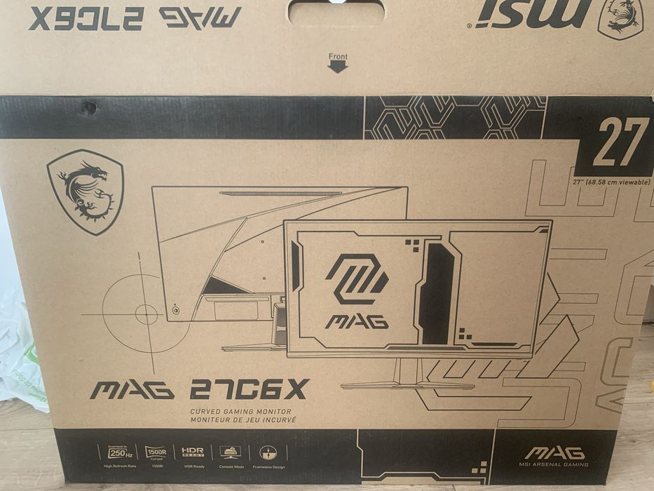 Monitor gamingowy 250Hz! 27 cali