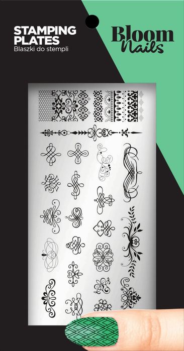 Bloom Nails blaszki do paznokci stempli