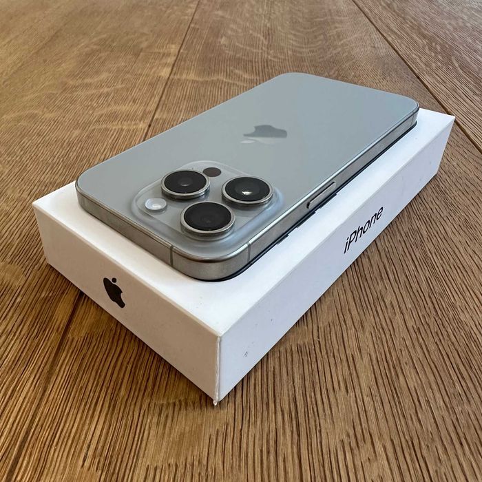  iPhone 15 Pro 128GB Natural Titanium Gwarancja ROK Bateria 100% Idealny Kielce