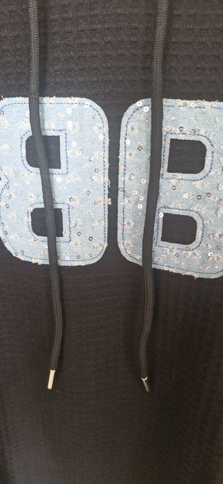 Bluza czarna bawełniana L/XL