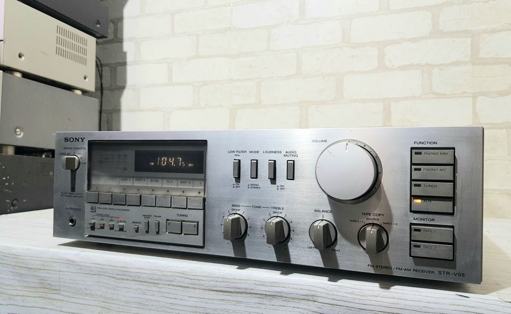 FM/AM Стерео ресивер/підсилювач Sony STR-V55 2x55Вт б/у з  Німеччини