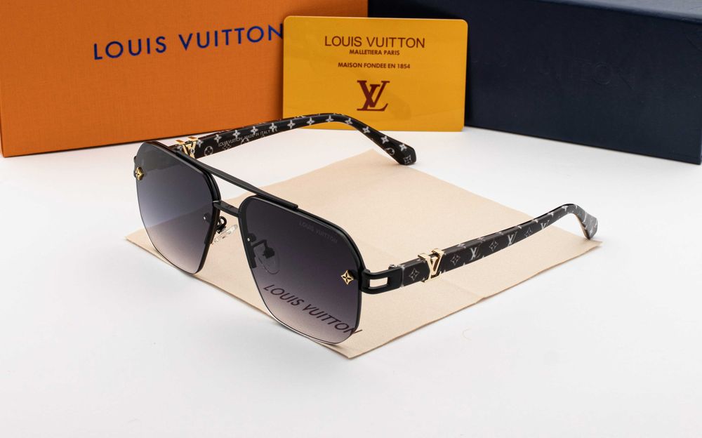 Сонцезахисні окуляри Louis Vuitton NEW 2026 | UV400 | квадратна лінза | футляр в комплекті