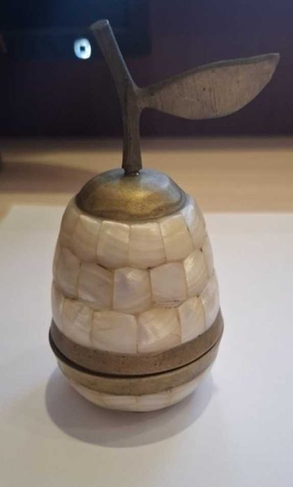 Шкатулка для прикрас бронза перламутр