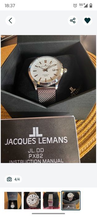 Zegarek męski jacques Lemans