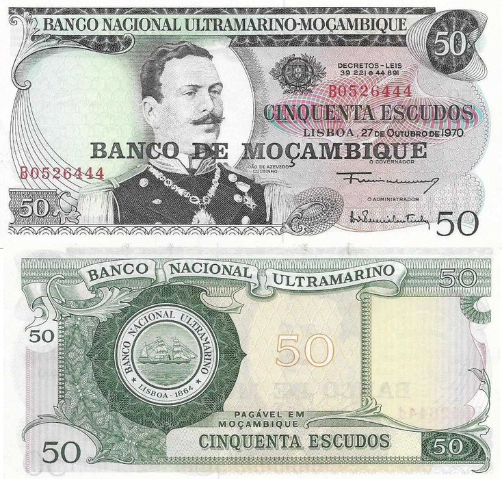 Moçambique - - - - - Notas