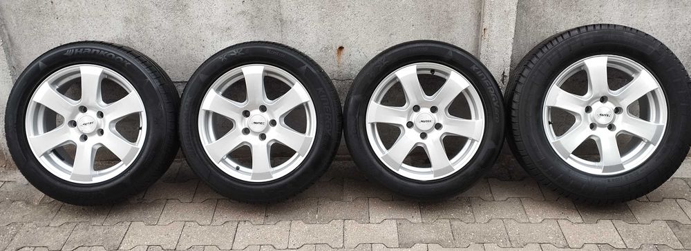 Oryginalne felgi aluminiowe AUTEC 16 cali 5x114,3 super + opony gratis