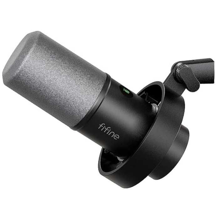 Microfone de podcast dinâmico Gaming USB para PC ou PS4 PS5