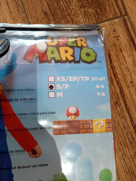 Strój karnawałowy MARIO 110/116
