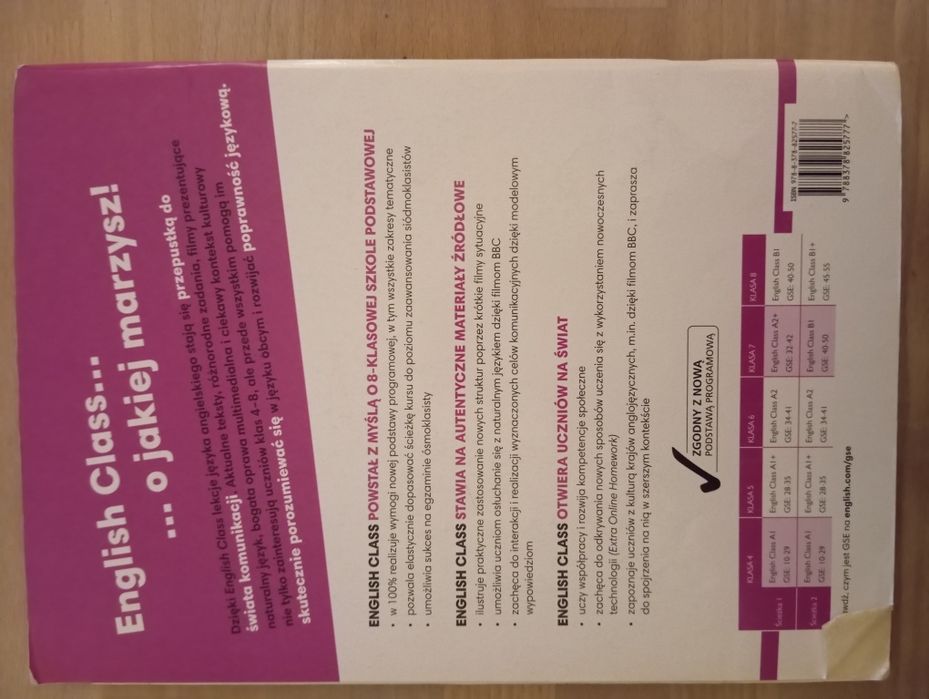 English class B1 Workbook