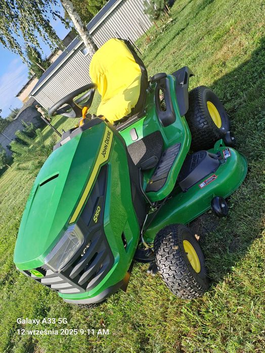 Traktorek kosiarka John Deeee S-160 V-twin 24HP 8 MTG
