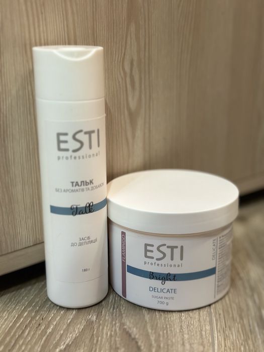 Паста для шугарінгу та тальк. Набор для депиляции