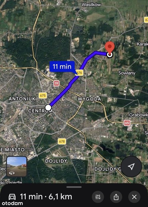 Działka budowlana 870 m² MPZP prąd gaz światłowód. Do centrum 11 min.