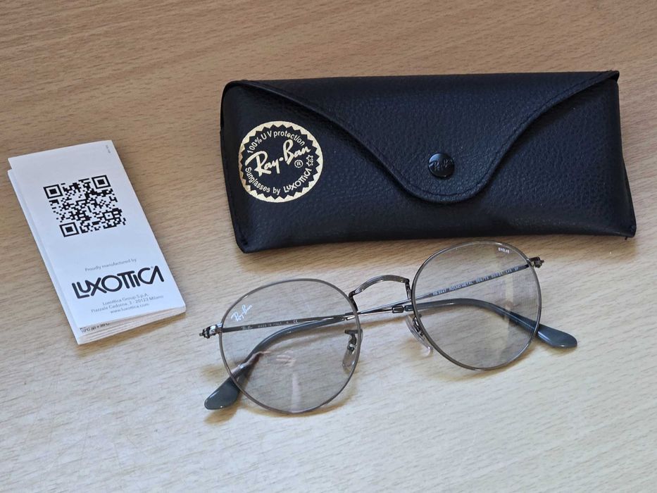 Ray Ban Round Metal RB3447 - 004/T3 - fotochromowe Evolve