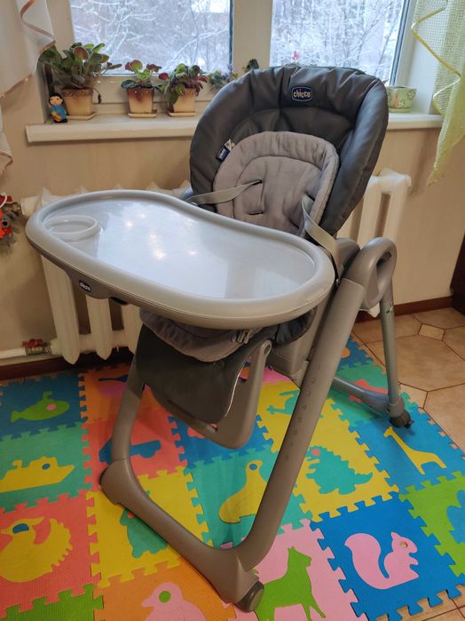 Стільчик для годування Chicco Polly Magic Relax Graphite