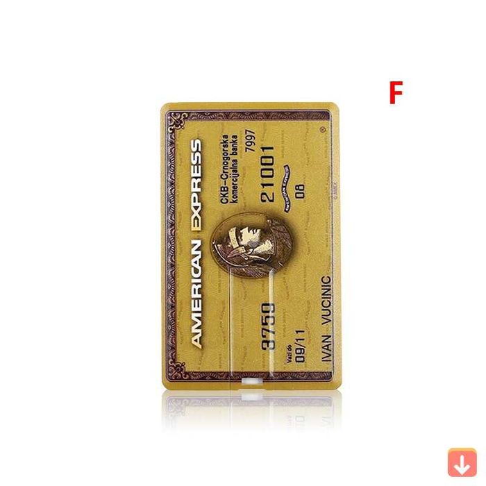 Pen USB em forma de Cartão de crédito/multibanco(4,8,16,32,64,128gb)