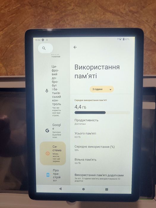 Планшет 8/256   10.1  дюймів