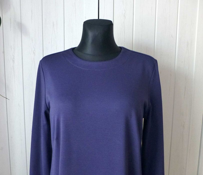 H&M prosta dzianinowa biurowa sukienka M L