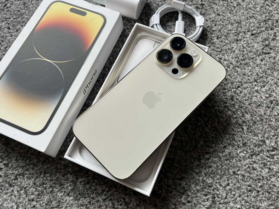iPhone 14 Pro 1024GB 1TB GOLD ZŁOTY Rose Bat98% + SZKŁO Gwarancja