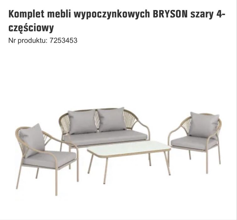 Zestaw tarasowy/ balkonowy