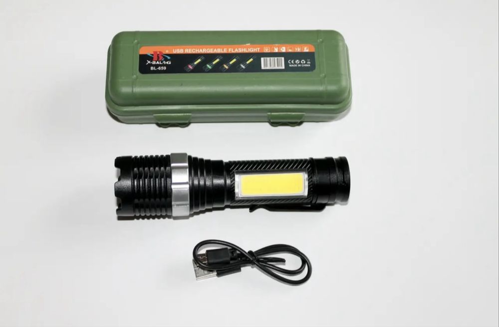 Фонар Ліхтар ручной с боковой лампой BL-659