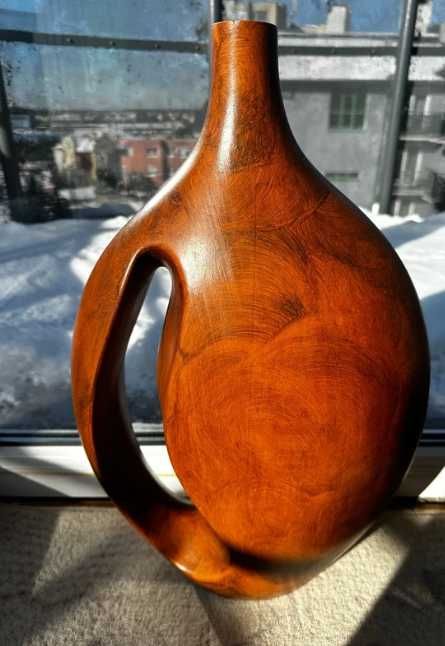 Wazon/dzban ceramiczny 50cm, brąz, nowy.