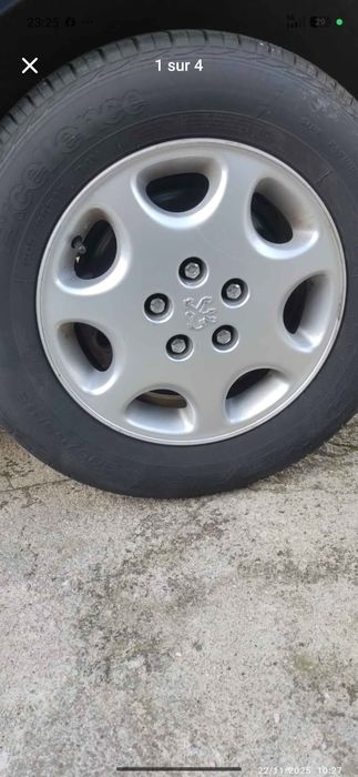 Jantes Peugeot sem pneus
