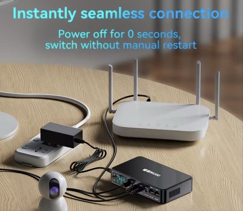 Безперебійник для роутера/Mini UPS Router 18000mah (10годи без світла)