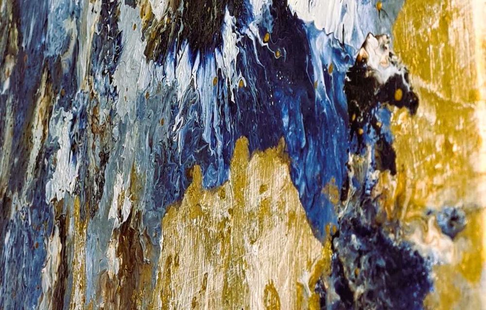 Pintura Abstrata Original – José Barbosa (Porto) – 100x60 cm