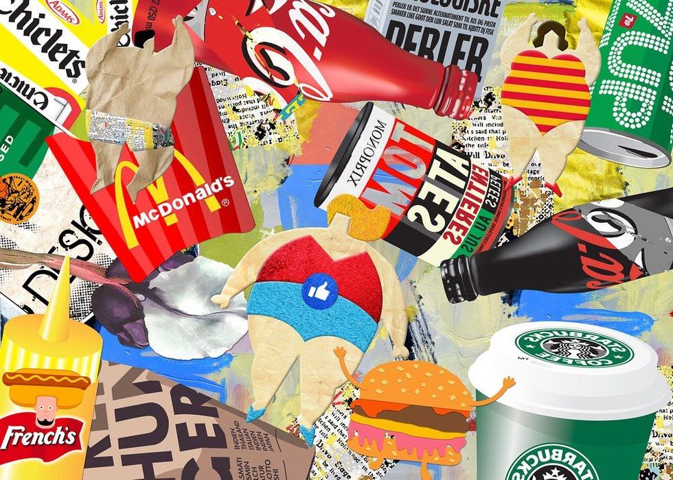 Tela "Fast and Fat" 70x50cm