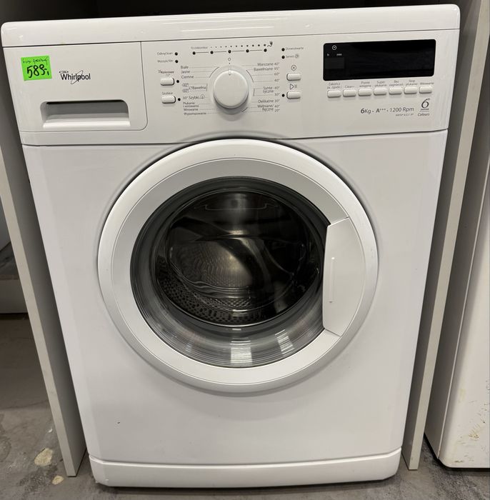 WYPRZEDAŻ! 6 miesięcy gwarancji/używana pralka Whirlpool 6kg