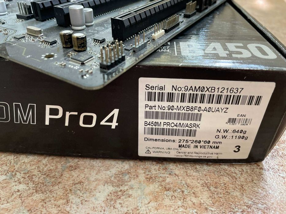 asrock b450m pro4 - купить комплектующие для ПК - Цена на OLX.ua