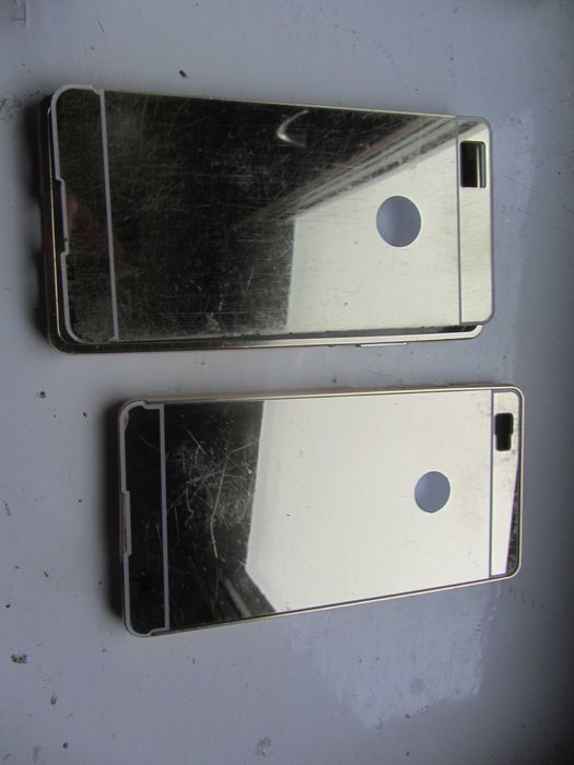 etui huawei p8 lite + dwie gratis złote używane
