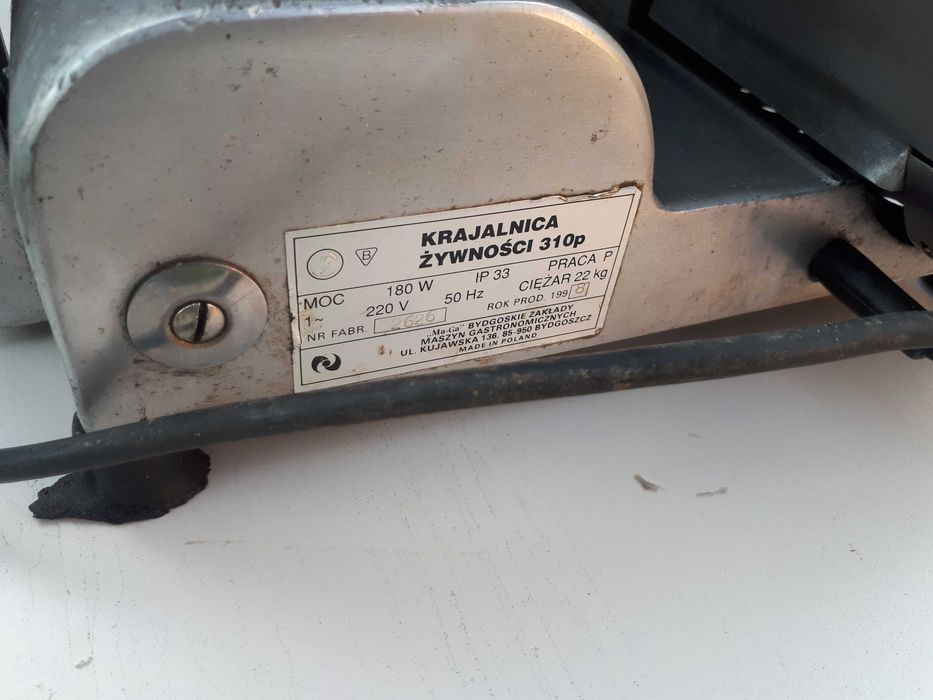 Ma-Ga 310p krajalnica żywności