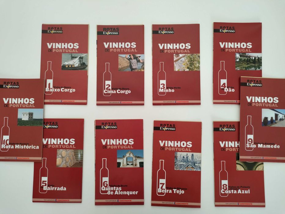 "Rotas de Vinhos de Portugal" - Coleção de revistas (Expresso)