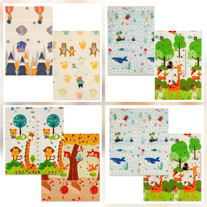 %‼️дитячий термокилим , детский термоковрик двусторонний, підлога пазл