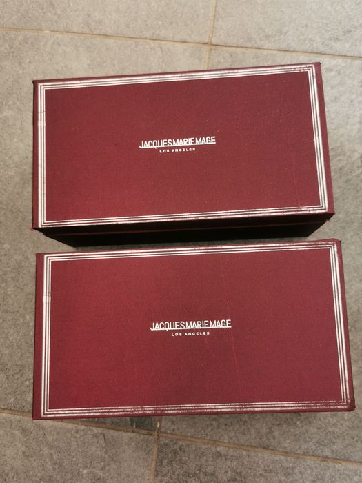 Jacques marie mage pudelko okulary