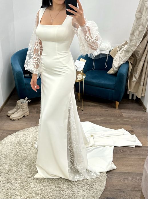 Elegancka suknia ślubna