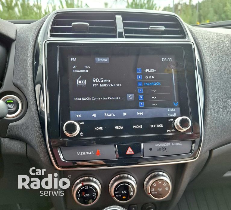 Radio Mitsubishi ASX, Outlander