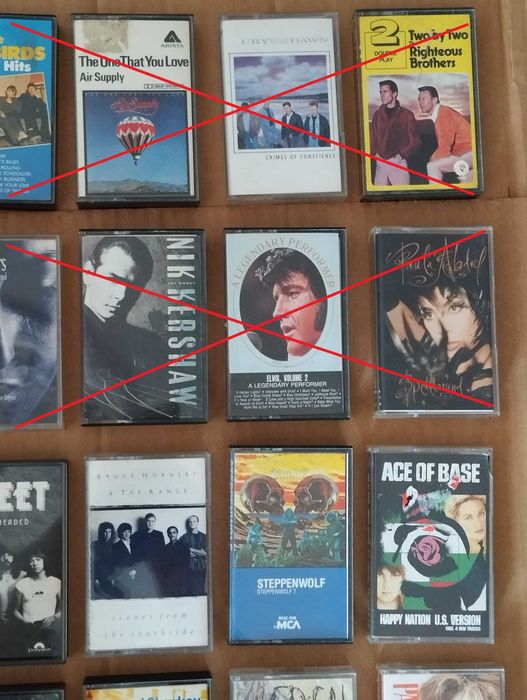 Várias Cassetes Antigas Internacionais #C02L01