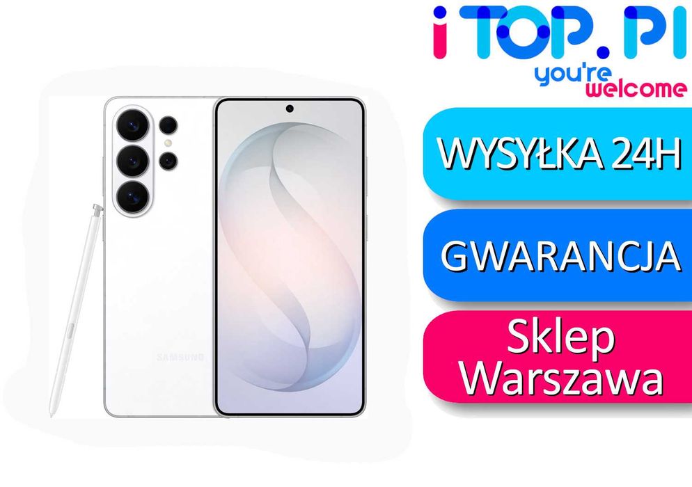 Samsung Galaxy S26 Ultra 256GB Biały White - NOWY - ZAPLOMBOWANY - Sklep iTop Pasaż Muranów Lokal 32
