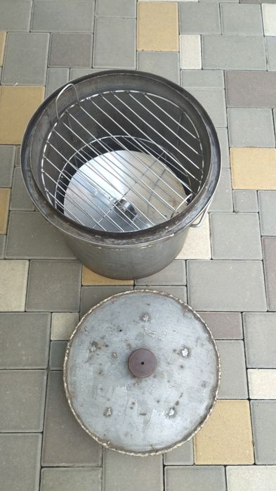 Коптилка из нержавейки б/у